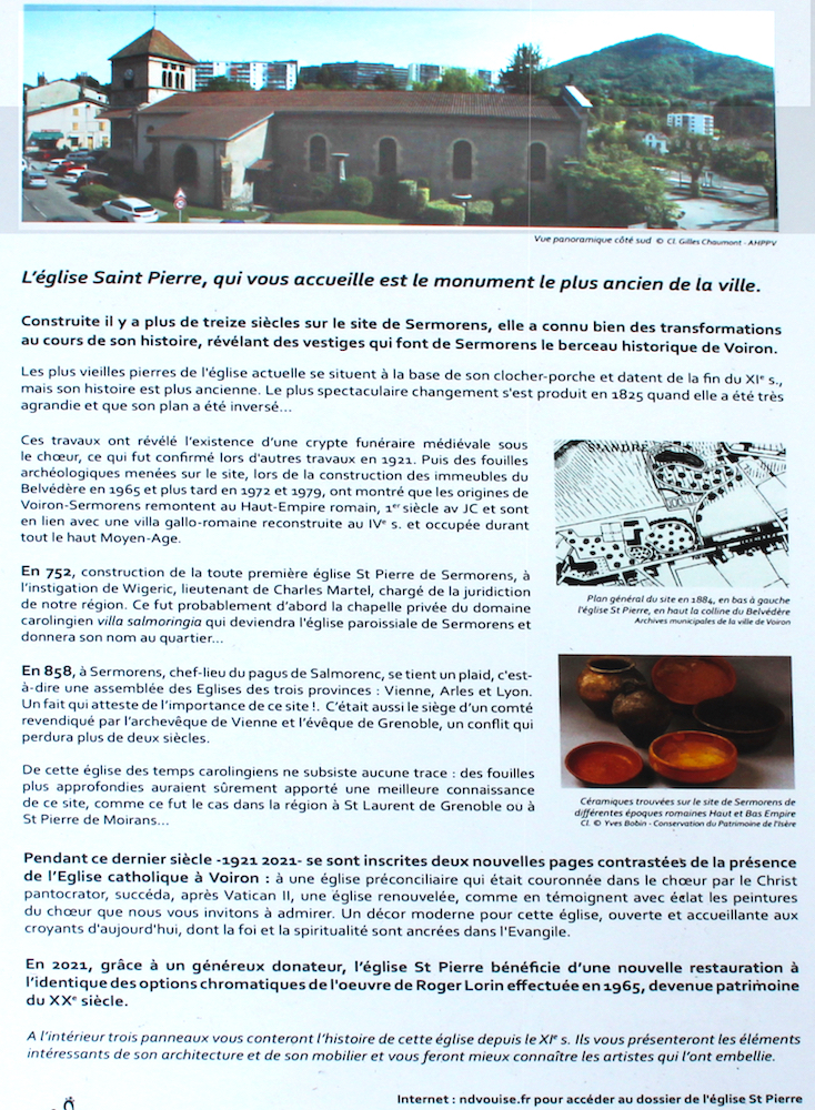 Saint-Pierre panneau Saint-Pierre panneau